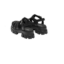 Prada Monolith Caged Rubber Sandals - BEAUTY BAR