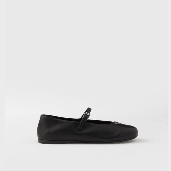 Prada Nappa Leather Ballerinas