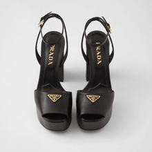 Prada Nappa Leather Platform Sandals
