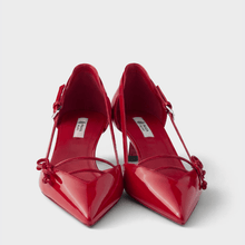 Prada Openside Patent Leather Pumps