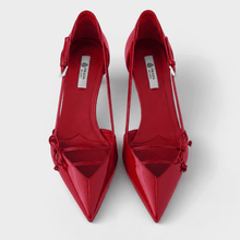 Prada Openside Patent Leather Pumps