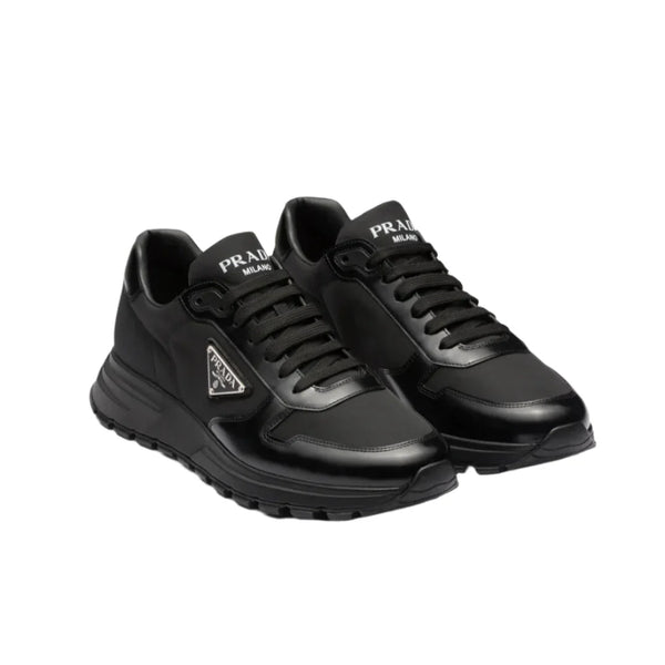 Prada Sneakers In Recycled Nylon And Patent Leather - BEAUTY BAR