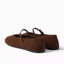 Prada Suede Ballerinas For Women - Brown
