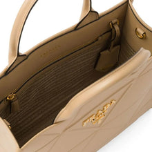 Prada Symbole Large Top-Handle Bag Beige