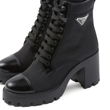 Prada Triangle-Logo Ankle Boots