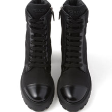 Prada Triangle-Logo Ankle Boots