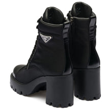 Prada Triangle-Logo Ankle Boots
