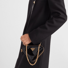 Prada Triangle - Logo Leather Mini Pouch - BEAUTY BAR