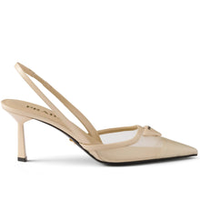Prada Mesh Slingback Pumps 75mm