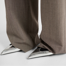 Prada Satin & Metallic Leather Pumps – Black Designer Heels
