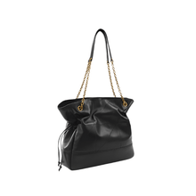 Saint Laurent Jamie Shopping Bag – Black Quilted Leather with Tonal YSL Logo | Luxury Designer Tote - BEAUTY BAR