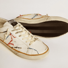 Super-Star LTD With Perforated Star And Metallic Leather Heel Tab