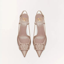 Valentine V Logo Signature Calfskin High Heel Sandal - BEAUTY BAR