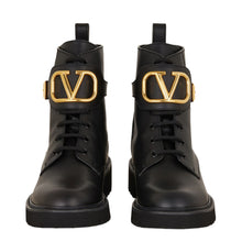 Valentino Garavani Lace-Up Boots Vlogo Signature