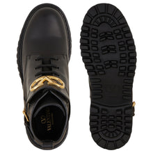Valentino Garavani Lace-Up Boots Vlogo Signature