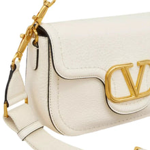 Valentino Garavani Loco VLogo Shoulder Bag in Grained Leather - BEAUTY BAR