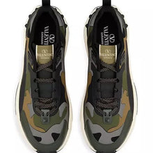 Valentino Garavani Low Top True Act Camouflage Sneakers In Rubberized Fabric - BEAUTY BAR