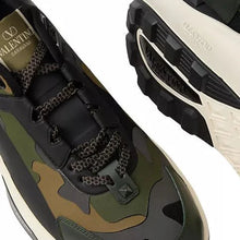 Valentino Garavani Low Top True Act Camouflage Sneakers In Rubberized Fabric - BEAUTY BAR