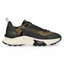 Valentino Garavani Low Top True Act Camouflage Sneakers In Rubberized Fabric - BEAUTY BAR