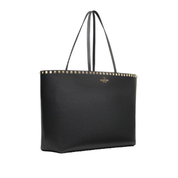 Valentino Garavani Rockstud Large Leather Tote Bag - BEAUTY BAR
