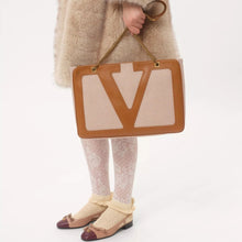 Valentino Garavani Viva Superstar Medium Canvas Shopping Bag Beige - BEAUTY BAR