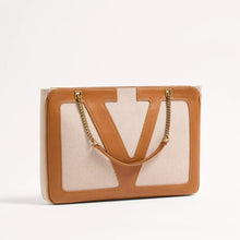 Valentino Garavani Viva Superstar Medium Canvas Shopping Bag Beige - BEAUTY BAR