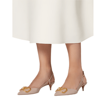 Valentino Garavani VLogo Leather Pumps - BEAUTY BAR
