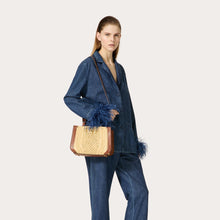 Valentino Small VLogo Signature Raffia Hand Bag - BEAUTY BAR