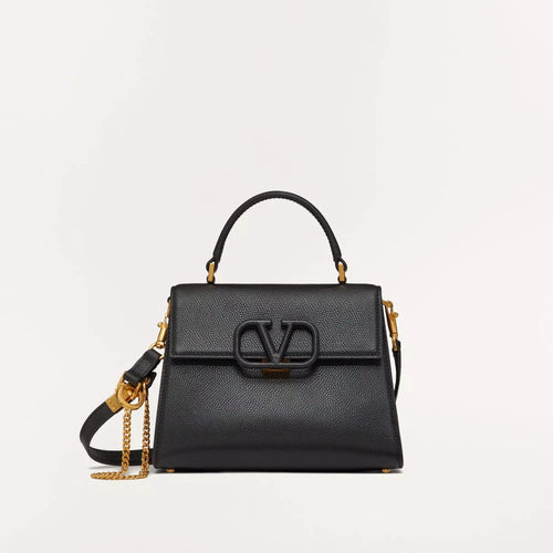 Valentino Small Vsling Grainy Calfskin Handbag