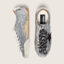 Women's True-Star In Silver Sequins With Black Star And Silver Leather Heel Tab
