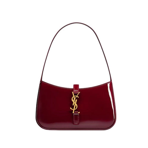 Yves Saint Laurent Burgundy Hobo Bag