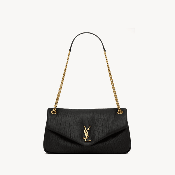 Yves Saint Laurent Calypso Small in Grained Lambskin Black - BEAUTY BAR
