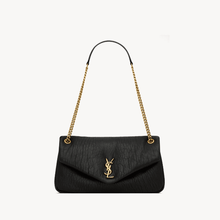 Yves Saint Laurent Calypso Small in Grained Lambskin Black - BEAUTY BAR