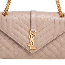 Yves Saint Laurent Cassandre Beige Quilted Leather Shoulder Bag - BEAUTY BAR