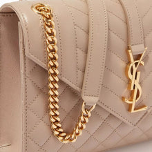 Yves Saint Laurent Cassandre Beige Quilted Leather Shoulder Bag - BEAUTY BAR