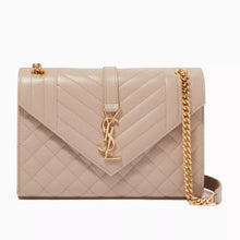 Yves Saint Laurent Cassandre Beige Quilted Leather Shoulder Bag - BEAUTY BAR