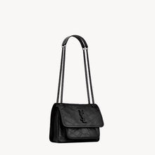 Yves Saint Laurent Niki Baby In Vintage Leather Black - BEAUTY BAR