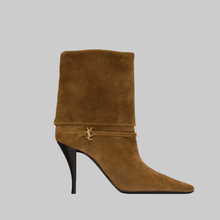 Yves Saint Laurent Niki Booties In Suede