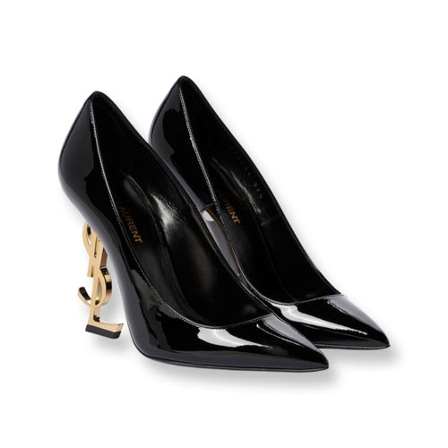 Yves Saint Laurent Opyum 110 Patent Leather Pumps