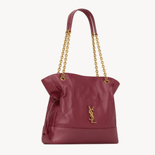 Yves Saint Laurent Small Jamie Shopping in Lambskin Rouge Merlot - BEAUTY BAR