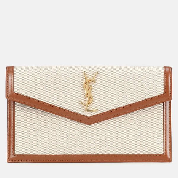 Yves Saint Laurent Uptown Canvas Clutch - BEAUTY BAR